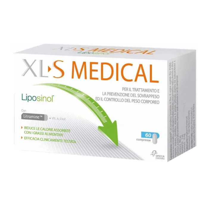 XLS Medical Liposinol 60 capsule Trattamento per ridurre l'assorbimento dei grassi