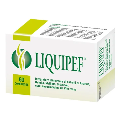 Liquipef 60 compresse 57 g Drenante anticellulite