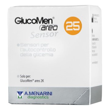 Glucomen Areo Sensor 25 Strisce Reattive Per La Misurazione Della Glicemia e del Diabete