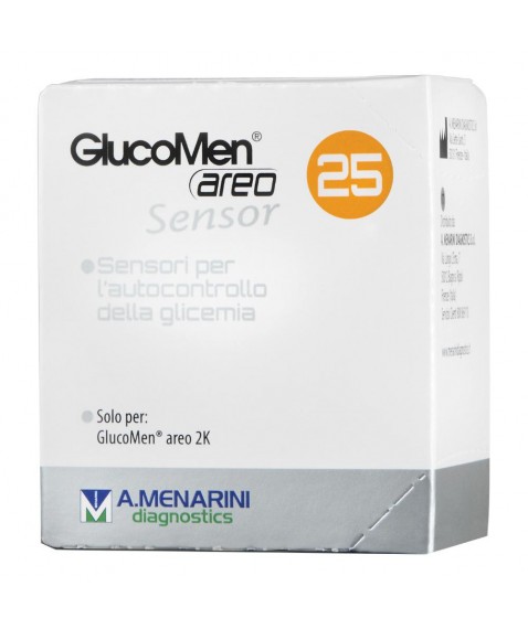 Glucomen Areo Sensor 25 Strisce Reattive Per La Misurazione Della Glicemia e del Diabete