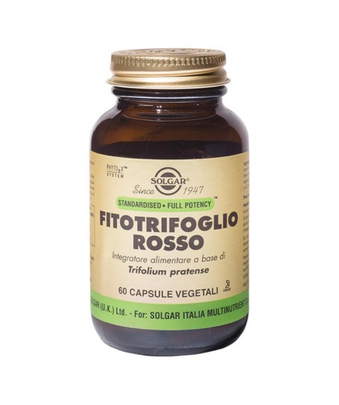 Solgar Fitotrifoglio Rosso 60 Capsule Vegetali - Integratore alimentare contrasta i disturbi della menopausa