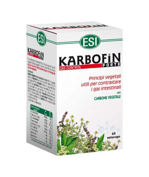Esi Karbofin Forte 60 Capsule - Integratore Intestinale