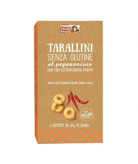 PUGLIA SAP.Tarallini Pep.180g