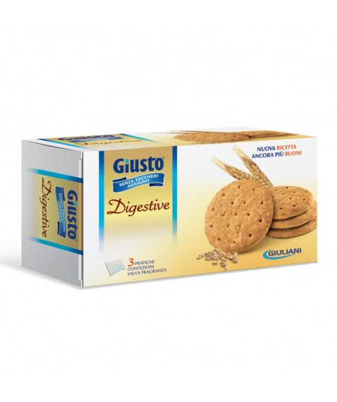 GIUSTO BISC DIGEST S/ZUCC 225G