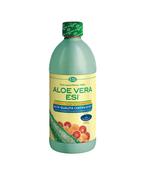 Esi Aloe Vera Puro Succo Arancia Rossa 1000 ml - Integratore Depurativo