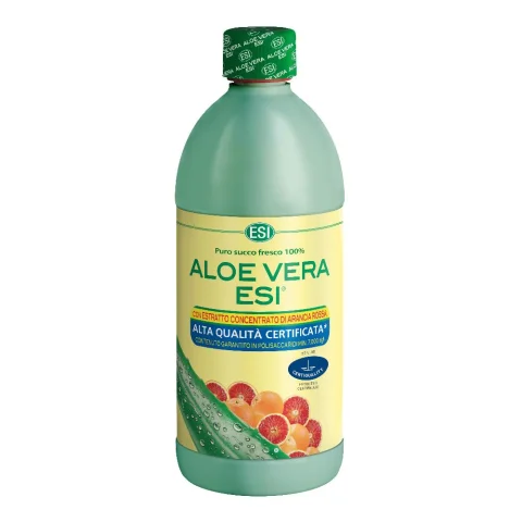 Esi Aloe Vera Puro Succo Arancia Rossa 1000 ml - Integratore Depurativo Esi Aloe Vera Puro Succo Arancia Rossa 1000 ml - Integratore Depurativo
