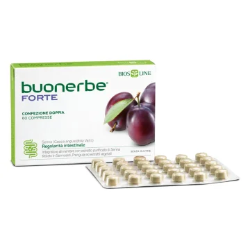 Buonerbe Regola Forte 60 tavolette Integratore per la funzione intestinale