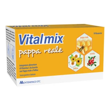 VITALMIX INTEGRATORE ALIMENTARE DI PAPPA REALE 10 FLACONI 10 ML