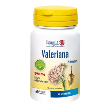 LONGLIFE VALERIANA 60CPS 500MG LONGLIFE VALERIANA 60CPS 500MG