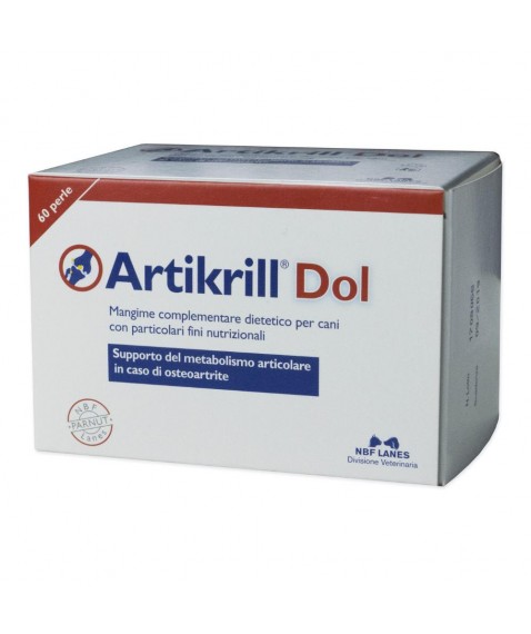 Artikrill Dol Cane 60 Perle - Supporto al metabolismo articolare in caso di osteoartrite