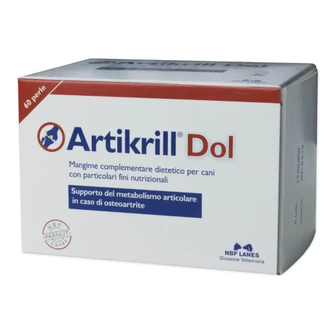 Artikrill Dol Cane 60 Perle - Supporto al metabolismo articolare in caso di osteoartrite