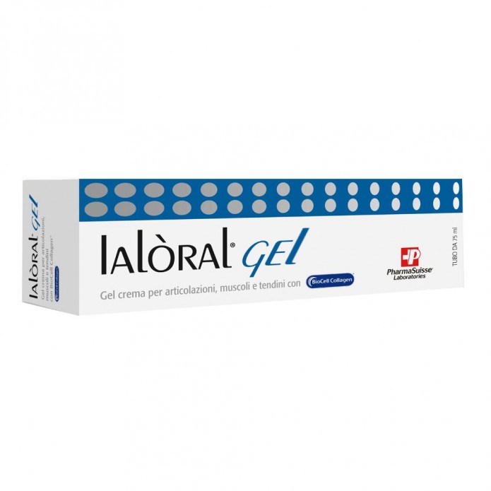 Ialoral Gel 75 ml - Crema gel per articolazioni, muscoli e tendini con BioCell Collagen