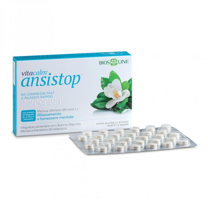 Vitacalm Ansistop 60 compresse Integratore per ansia e stress