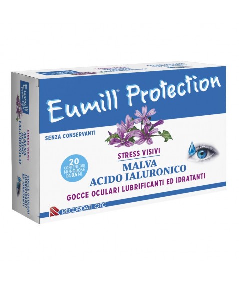 Eumill Protection gocce oculari 20 flaconcini monodose Collirio lubrificante e idratante