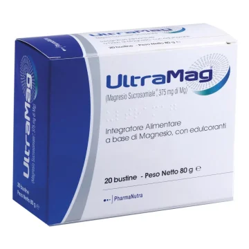 Ultramag 20 buste Integratore energizzante e stabilizzante dell'umore