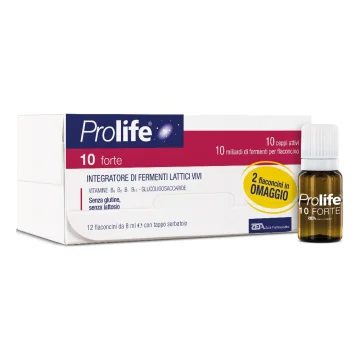 Prolife 10 Forte 12 Flaconcini Da 8ml Fermenti Lattici Prolife 10 Forte 12 Flaconcini Da 8ml Fermenti Lattici