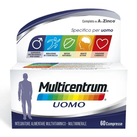 Multicentrum Uomo 60 compresse Integratore per uomo Multicentrum Uomo 60 compresse Integratore per uomo