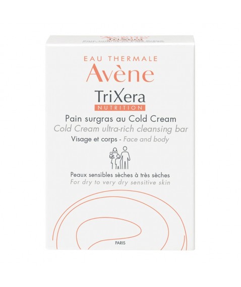 Avène TriXera Nutrition Pane Surgras alla Cold Cream per Pelli da Secche a molto Secche 100 gr