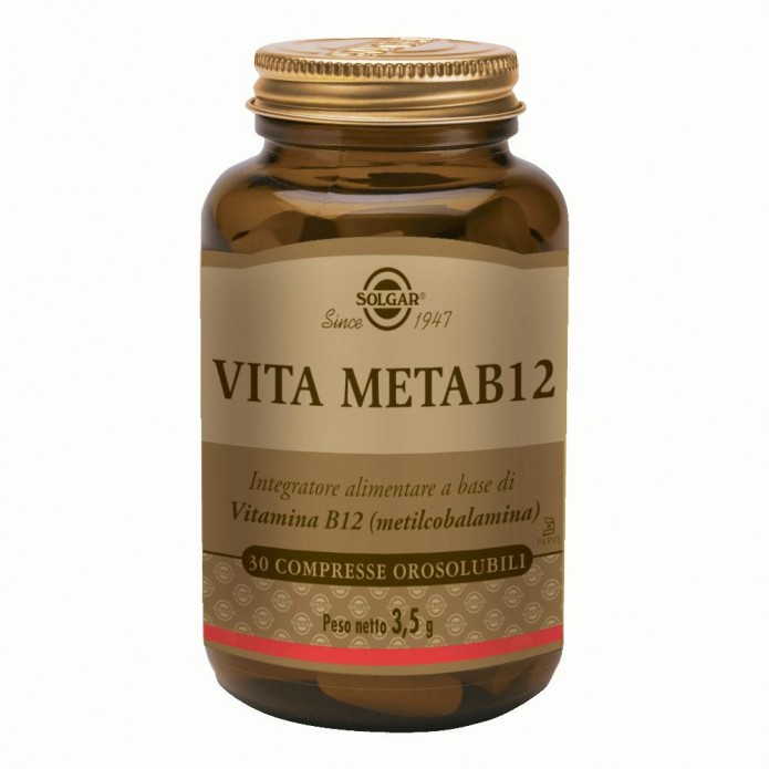 Vita Meta B12  30 tavolette orosolubili Energizzante mentale e fisico