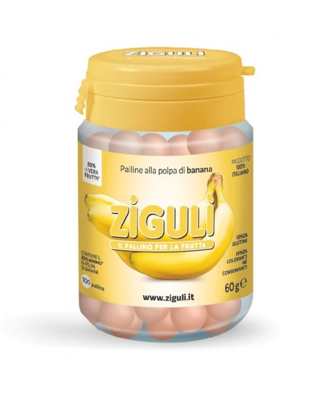 ZIGULI-BANANA 100PALLINE 60G