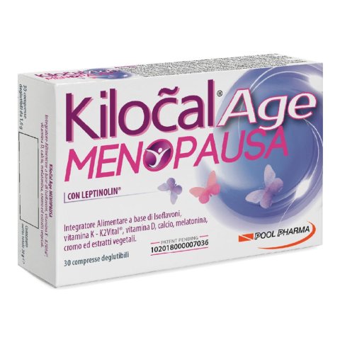 Kilocal Age Menopausa 30 Compresse - Integratore naturale per i disturbi legati alla menopausa Kilocal Age Menopausa 30 Compresse - Integratore naturale per i disturbi legati alla menopausa