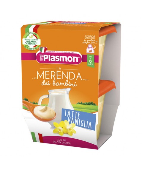 PLASMON Mer.Latte/Van.2x120g