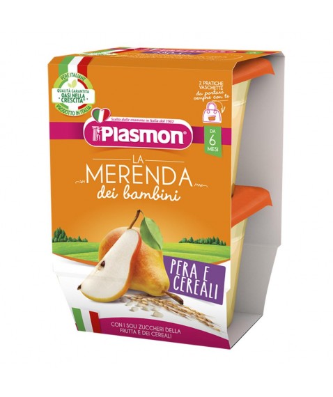 PLASMON Mer.Pera/Cer.2x120g