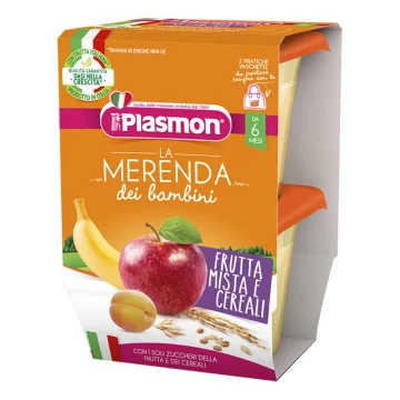 PLASMON Mer.Frutta/Cer.2x120g