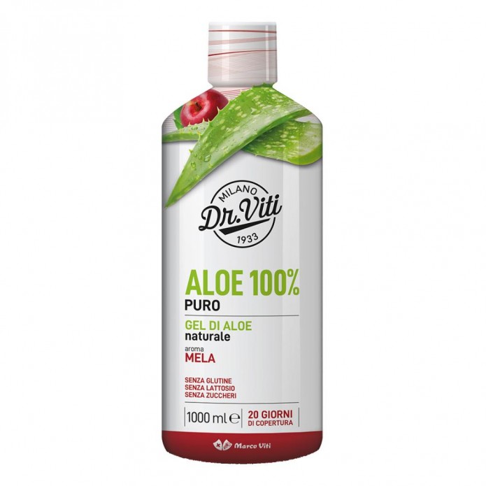 ALOE 100% PURO AROMA MELA 1L (