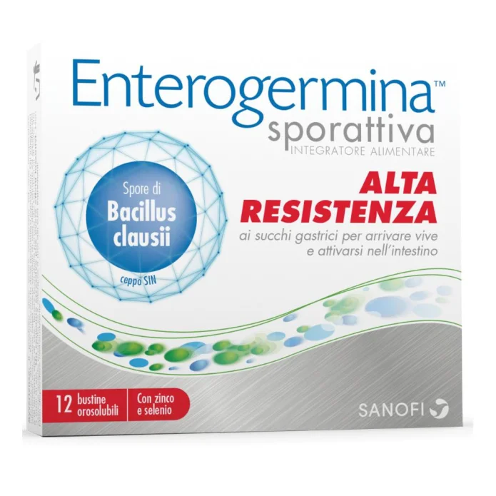 Enterogermina Sporattiva Integratore Alimentare - 12 Bustine