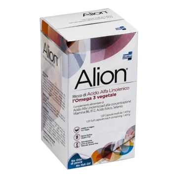 Alion Omega 3 Vegetale 120 Capsule - Integratore per la funzione cardiovascolare