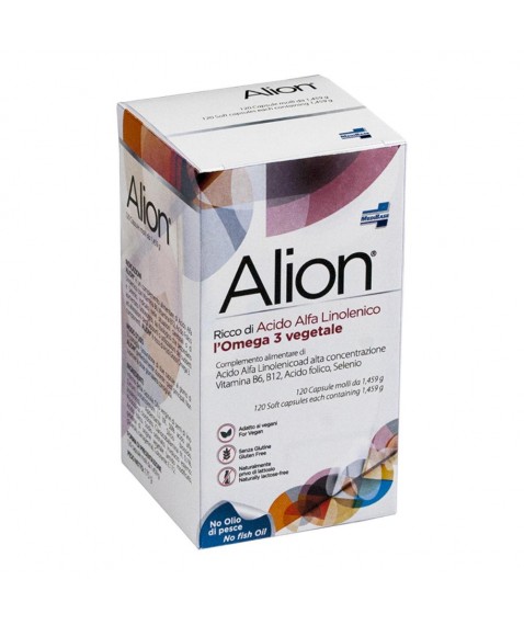 Alion Omega 3 Vegetale 120 Capsule - Integratore per la funzione cardiovascolare