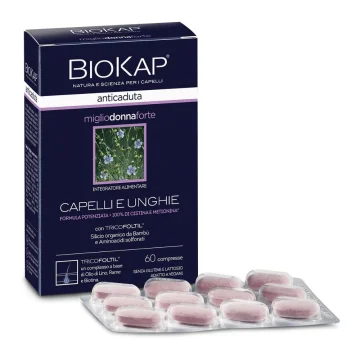 Biokap Anticaduta Miglio Donna Forte Con Tricofoltil 60 Compresse