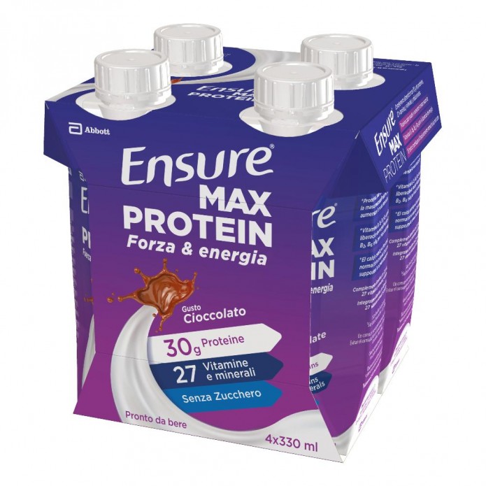 ENSURE MAX PROTEIN CHO 4X330ML