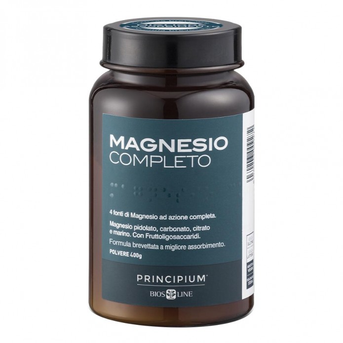 Bios Line Principium Magnesio Completo 400 gr in Polvere - Integratore di magnesio