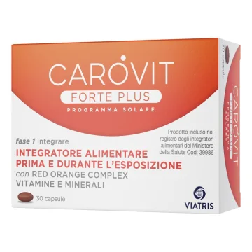 Carovit Forte Plus Programma Solare 30 Capsule - Integratore per l'abbronzatura