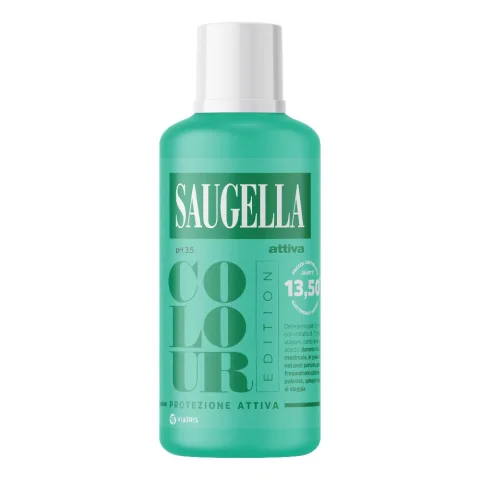 SAUGELLA ATTIVA COLOUR EDITION DETERGENTE IGIENE INTIMA 500 ML SAUGELLA ATTIVA COLOUR EDITION DETERGENTE IGIENE INTIMA 500 ML
