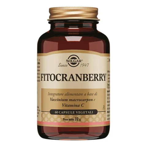 Solgar Fitocranberry 60 Capsule Vegetali - Integratore alimentare per il benessere dell'apparato urinario e del sistema immunitario