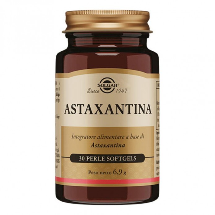 Solgar Astaxantina 30 Perle Softgels - Integratore alimentare antiossidante