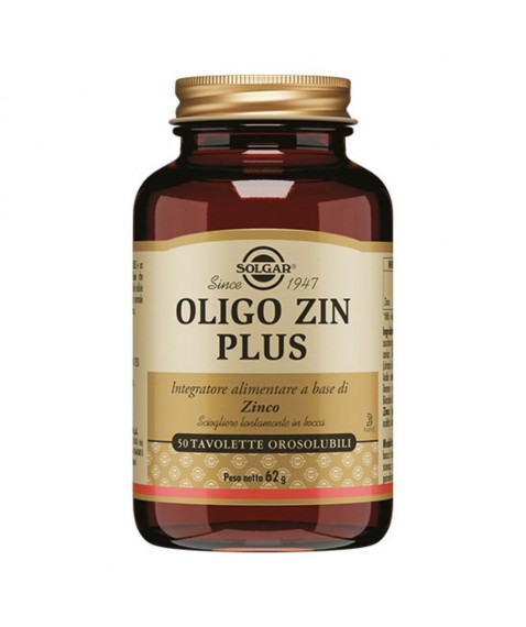 OLIGO ZIN PLUS 100TAV SOLGAR