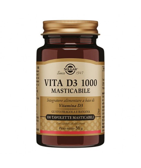 VITA D3*1000 100Tav.SOLGAR