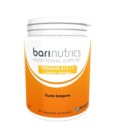 Barinutrics Vitamina B12 + Fattore Intrinseco 90 compresse masticabili 