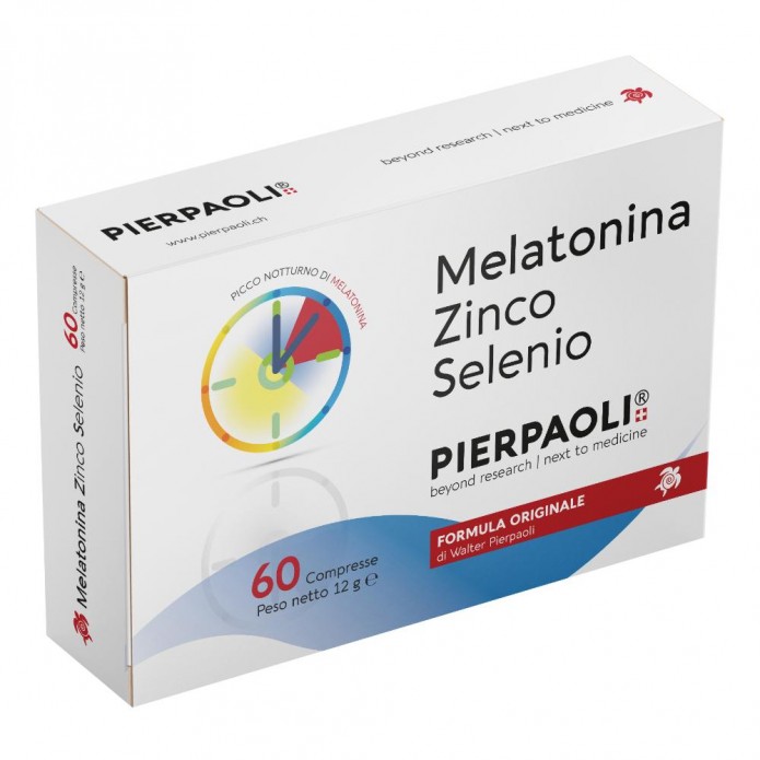 Melatonina Zinco Selenio 60 compresse Pierpaoli