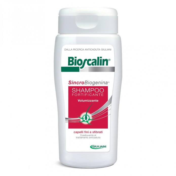 Bioscalin Sincrobiogenina Shampoo Anticaduta Fortificante Capelli Fini e Sfibrati 200 ml
