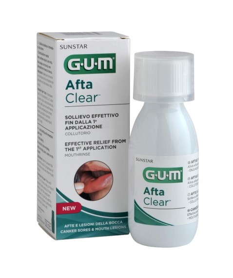 GUM AFTACLEAR RINSE 120ML