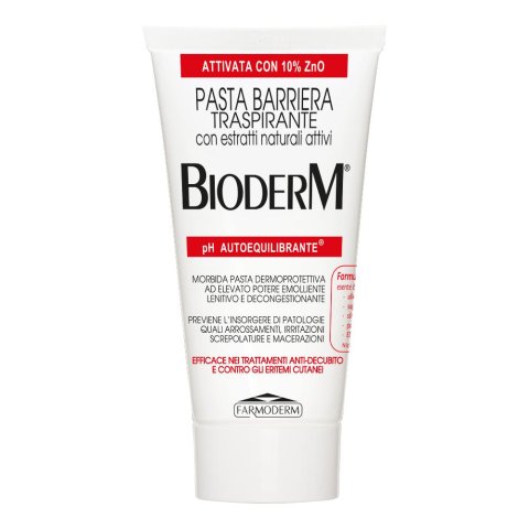 Bioderm Pasta Barriera Traspirante con Zinco 300 ml - Ad elevato potere dermoprotettivo emolliente e lenitivo Bioderm Pasta Barriera Traspirante con Zinco 300 ml - Ad elevato potere dermoprotettivo emolliente e lenitivo