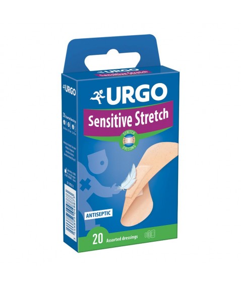 URGO SENSITIVE STR CER ASS 20P