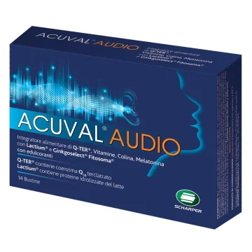 Acuval Audio 14 Bustine - Integratore per l'Udito Acuval Audio 14 Bustine - Integratore per l'Udito