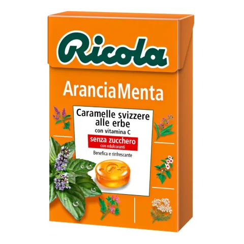 RICOLA Arancia-Menta S/Z 50g RICOLA Arancia-Menta S/Z 50g