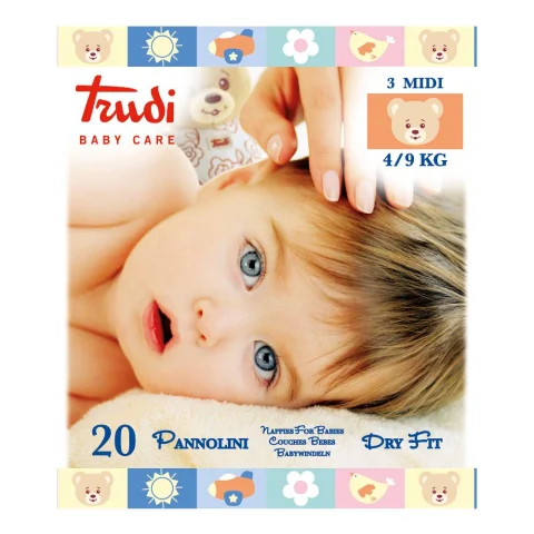 TRUDI PANNOLINI MIDI 4/9KG 693 TRUDI PANNOLINI MIDI 4/9KG 693